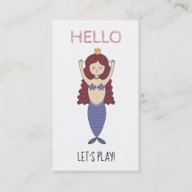 Cartão das mamães do *~* - OLÁ! sereia do cartão