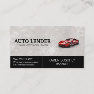 De Visita Cartão desportivo vermelho   Serviços Automáticos