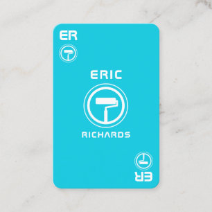 De Visita Cartão do ás do pintor