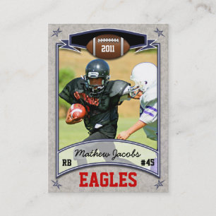 De Visita Cartão do futebol