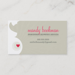 DE VISITA CARTÃO DOULA MIDWIFE