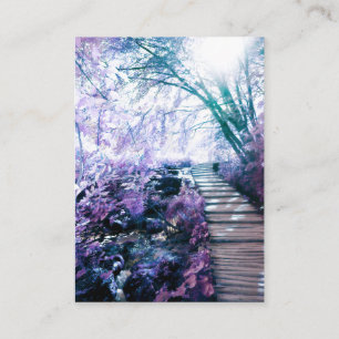 De Visita cartão enchanted do comentário do trajeto