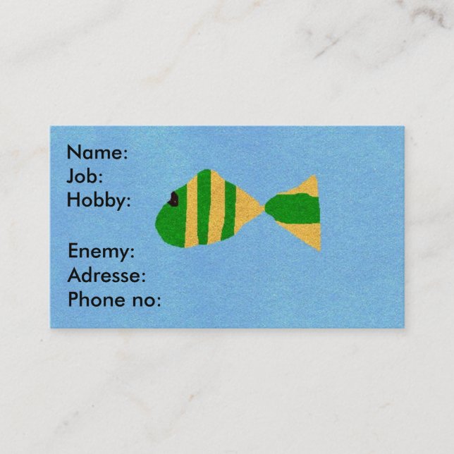 De Visita Cartão engraçado (Frente)