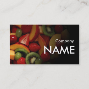 De Visita Cartão fresco do vegetariano do suco da morango d