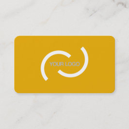 De Visita Cartão laranja elegante. Personalize com seu própr