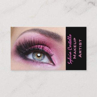De Visita Cartão longo do artista do eyemakeup dos chicotes