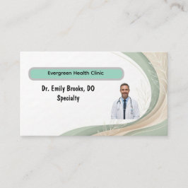 De Visita Cartão Médico Profissional com Código QR