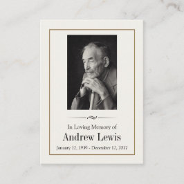 De Visita Cartão Memorial