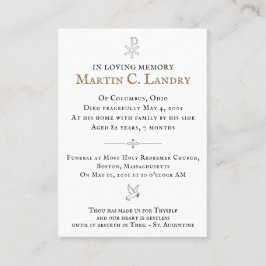 De Visita Cartão Memorial