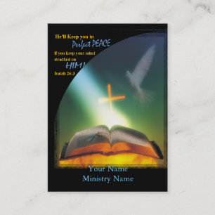 De Visita Cartão perfeito do Paz-Negócio/ministério