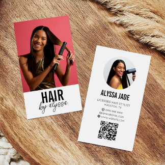 De Visita Cartão Personalizado Moderno Minimalista com Códig