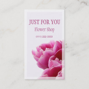 De Visita Cartão pessoal do Compro Florist e Flor