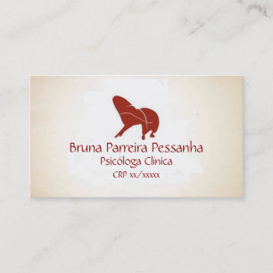 De Visita Cartão Poltrona Psicanalista