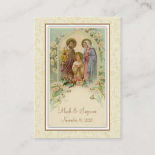 De Visita Cartão santamente da família santamente católic
