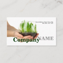 De Visita Cartão saudável do vegetariano da vida do verde