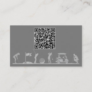 De Visita Cartão Tema Golf - Gents