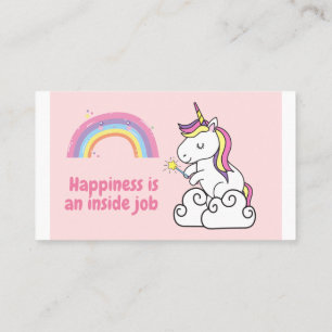 De Visita cartão Unicorn