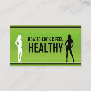 De Visita Cartão verde dos cuidados médicos do perfil da