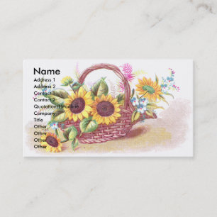 De Visita Cesta do cartão do comércio do Victorian dos