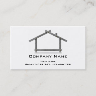 De Visita Ferramenta do medidor do metal da casa do cartão