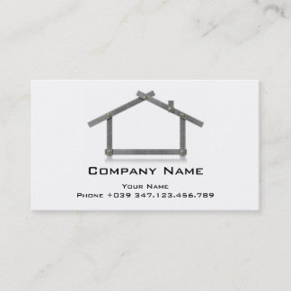 De Visita Ferramenta do medidor do metal da casa do cartão