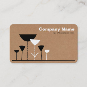 De Visita Flores Retroativas - Fundo da caixa do cartão