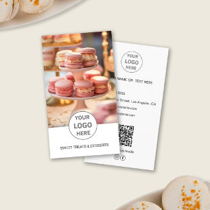 De Visita Foto do logotipo personalizado da padaria Cartão d
