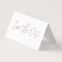 Foto Do Script Foil rosa Gold Salve O Cartão Data