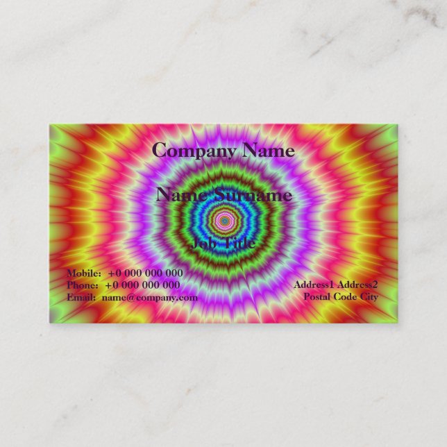 De Visita Kaboom! Cartão (Frente)