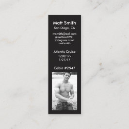 De Visita Mini Cartão alegre do cruzeiro