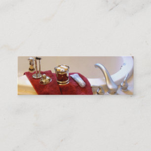 De Visita Mini Cartão dos serviços a empresas