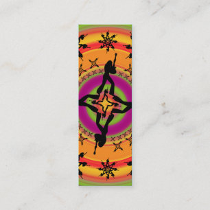 De Visita Mini Dois - etapa - cartão magro