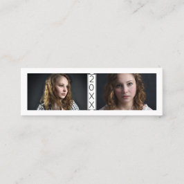 De Visita Mini O último ano do cartão conhecido da graduação