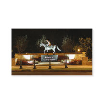 Nativo Dançarino Estátua do Cavalo Saratoga Cartão