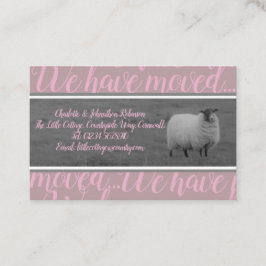 De Visita Nós transportamo-nos ao cartão dos carneiros do