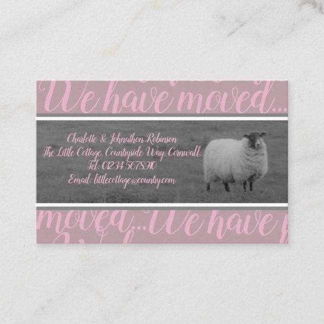 De Visita Nós transportamo-nos ao cartão dos carneiros do (Frente)