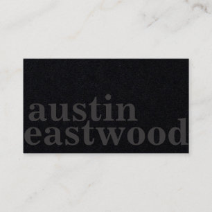 De Visita O cartão do corte do barbeiro - toda preto tudo