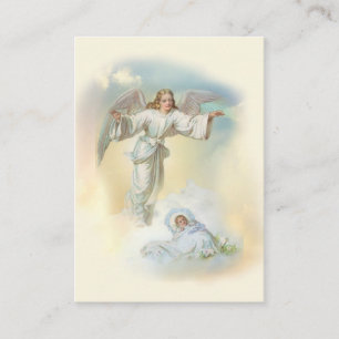 De Visita Oração ao Meu Anjo da Guarda Cartão Santo