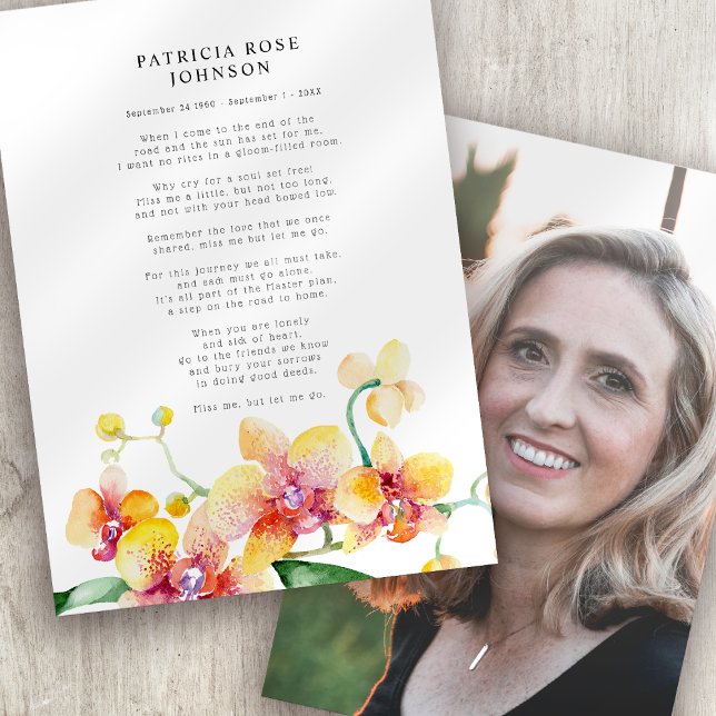 De Visita Orquídeas Simpatia Fotográfica Cartão Memorial Fun (Criador carregado)