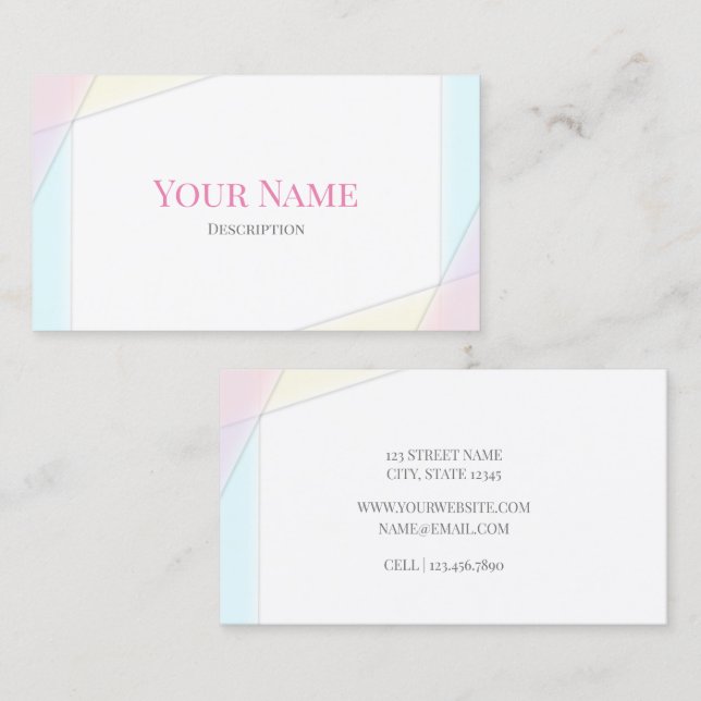 De Visita Paz e alegria - Cartão (Frente/Verso)