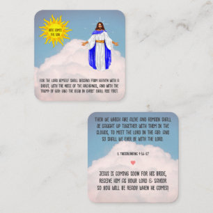 De Visita Quadrado Aqui vem o Cartão do Filho