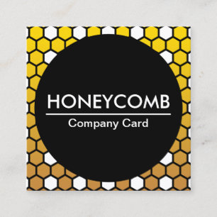 De Visita Quadrado cartão da empresa hexa honeycomb
