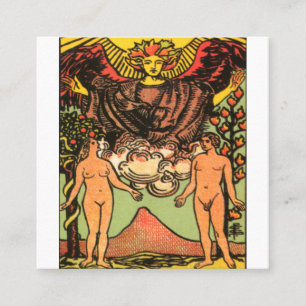 De Visita Quadrado O Cartão Tarot dos Amantes