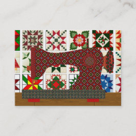 De Visita Quilter / Cartão Seamstress - SRF