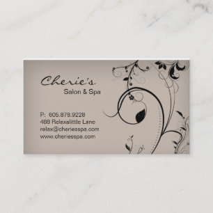 De Visita Redemoinhos na moda elegantes do bege do cartão d