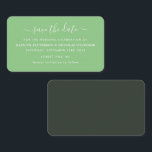 De Visita Script Simples Moderno Salve O Cartão Data<br><div class="desc">Cartões salve a data de Script Simples modernos,  perfeitos para uma celebração de na moda.</div>
