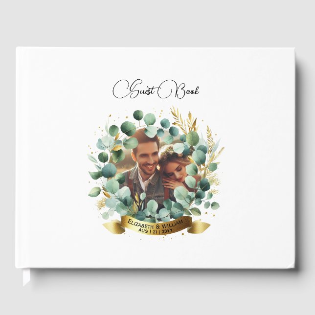 De Visitas Aniversário do LIVRO CONVIDADO FOTO (Frente)