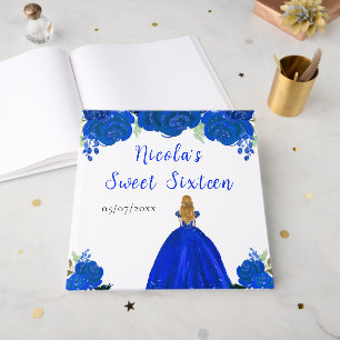 De Visitas Blonde Hair Princesa Azul Doce Dezesseis Livro Con