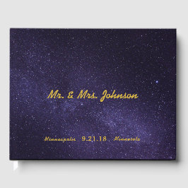 De Visitas Livro Convidado - Casamento noturno estrelado II