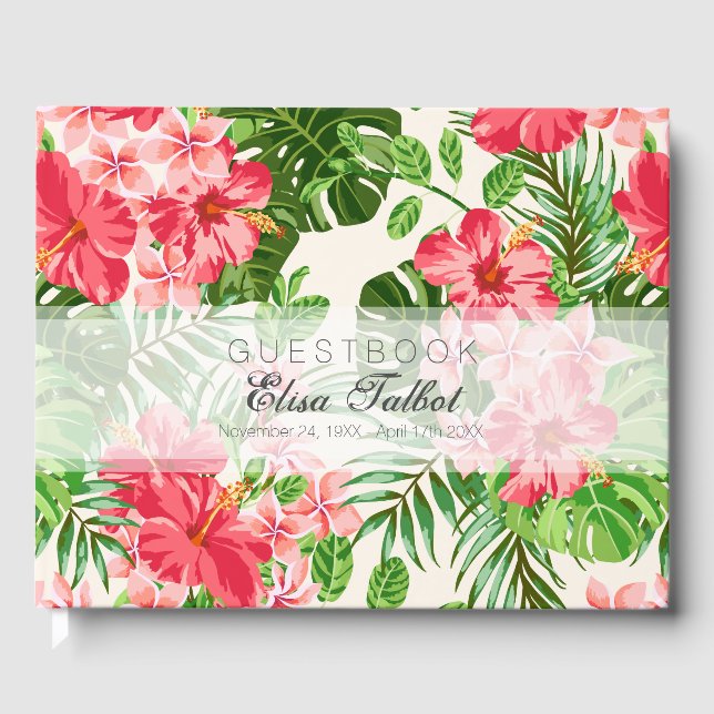 De Visitas Red Hibiscus - Memorial Funeral do Livro (Frente)